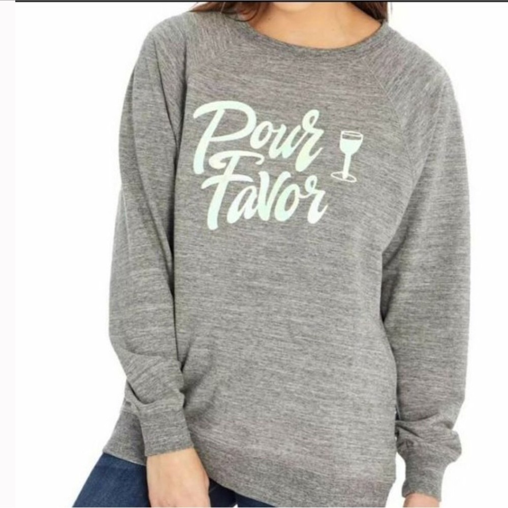 Wildfox Pour Favor oversized sweatshirt
